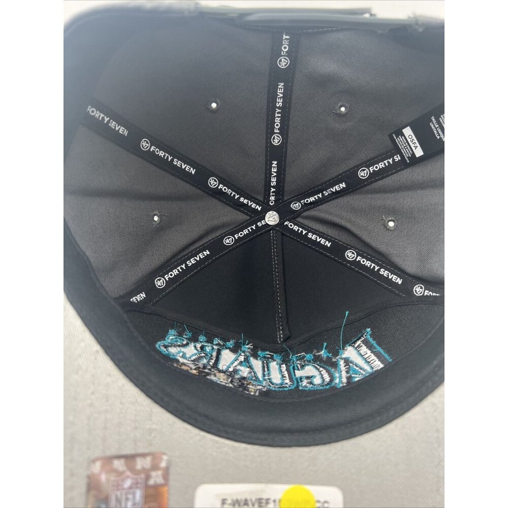 Jacksonville Jaguars '47 Men's Roscoe Hitch Adjustable Strapback Hat  NWT GR41 - Picture 6 of 7